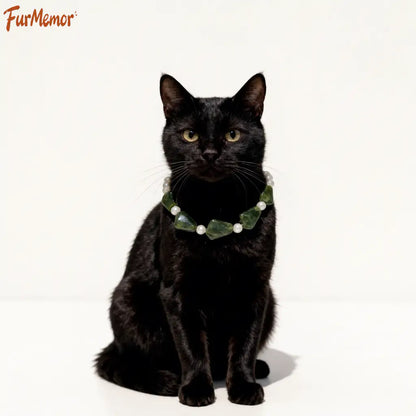 Fashionable pet collar with decorative hanging charms