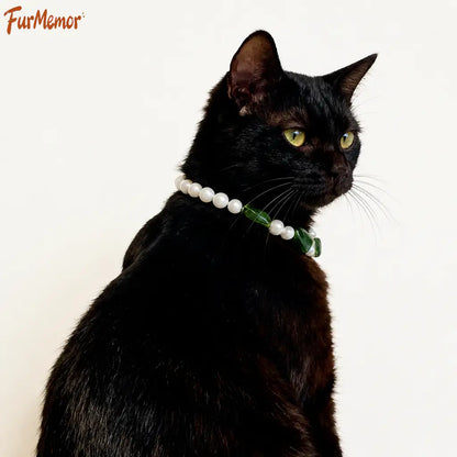Sweet handmade charm collar for cats and dogs